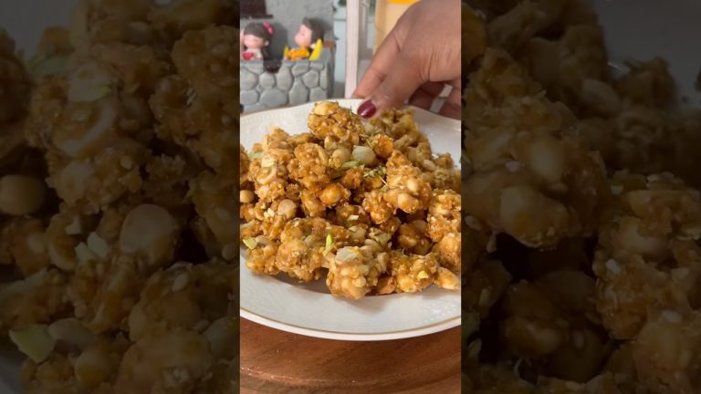 Crunchy Peanut Chikki | Ultimate Winter Sweet 🥜❄️#shorts