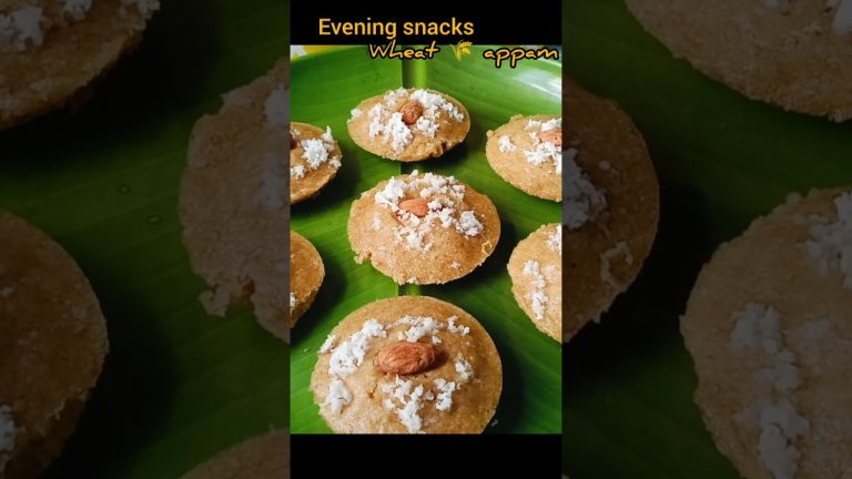 ✨ கோதுமை மாவில் streamed appam#wheat flour appam # #food #recipe #healthy  #cooking #snacks #viral