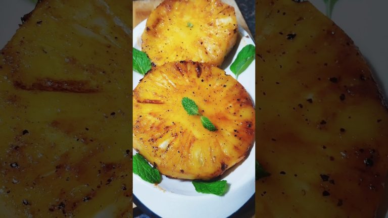 Grilled Pineapple 🍍#Shorts #bbq #grilledpineapple #youtubeshorts #foodshorts #cooking #apetizer