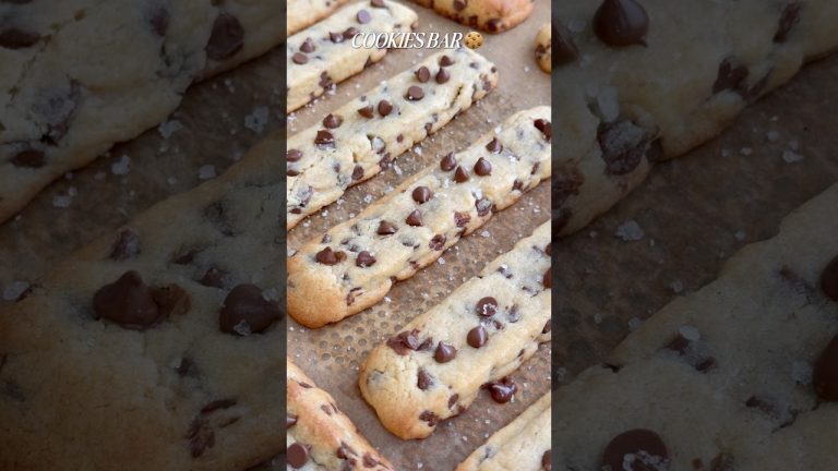 COOKIES BAR 🍪 RECETTE