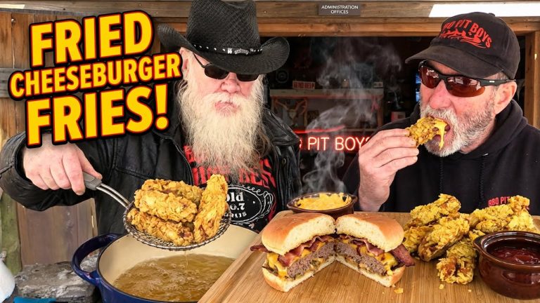 Fried Cheeseburger Fries – Crispy Breaded Burger Strips