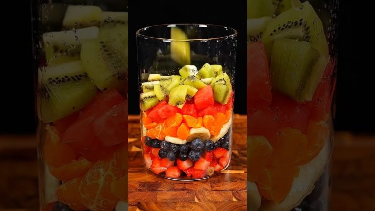 Refreshing Mixed Fruit Dessert Recipe | Easy & Healthy! 🍉🍓#shorts #fruitrees #nature