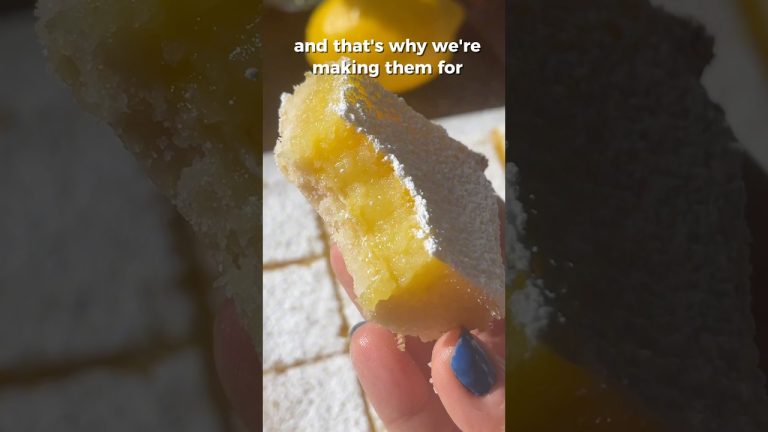The best lemon bars recipe episode 1 of lemon series #recipe #lemonbars #lemondessert