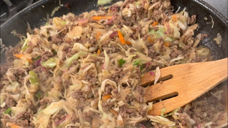 Egg Roll In a Bowl. Tik Tok recipe