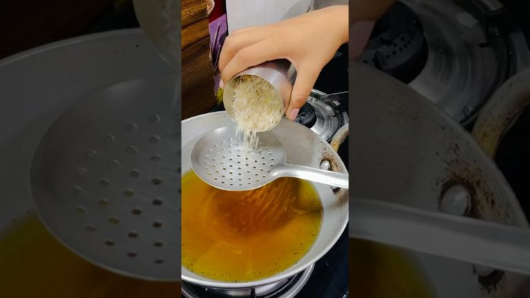 Rice fry #food #besan #cookinghacks #recipe #kitchentips #cooking #cookingadvice #foodie