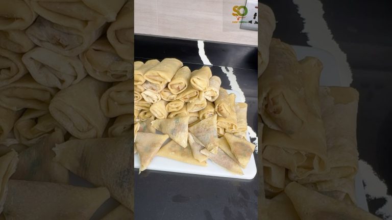 A simple spring roll and samosa recipe #food #cooking #recipe #samosa #springroll