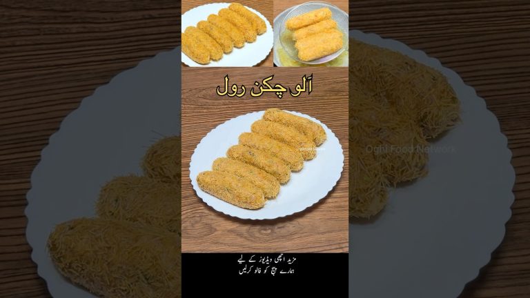 Aloo Chicken Bread Roll Recipe #Aloo #chicken  #bread #roll  #oghifoodsecrets  #youtubeshorts