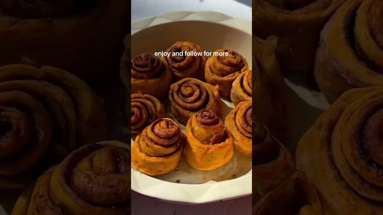 Sweet Potato Cinnamon Rolls #baking #recipe #cooking #vegan #healthy