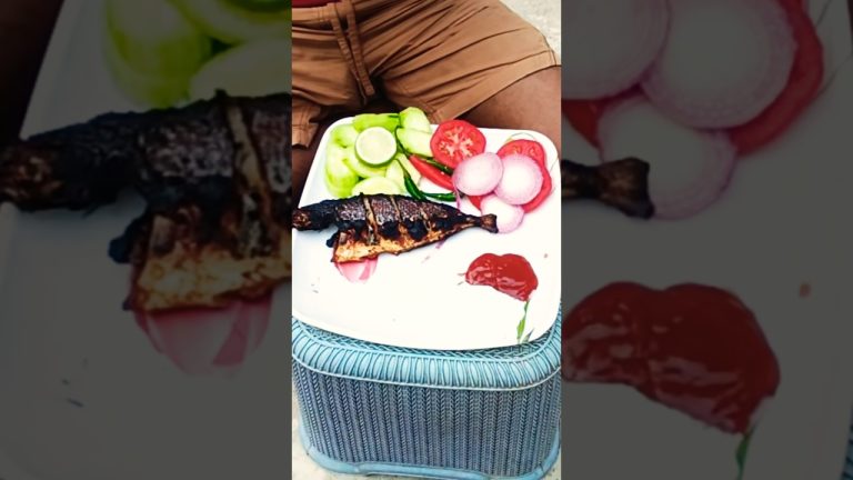 🔥 কয়লার আগুনে সাইটিং মাছের অসাধারণ বারবিকিউ! 😋 সুস্বাদু গ্রিল্ড ফিশ রেসিপি 🍢