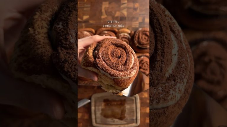 Tiramisu Cinnamon Rolls