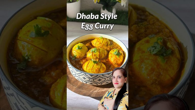 Trending Dhaba Style Egg Curry Recipe #egg #recipe #shorts