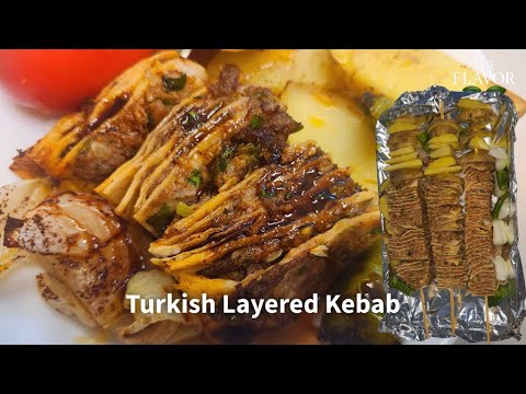 Turkish Layered Kebab | No BBQ Grill Needed