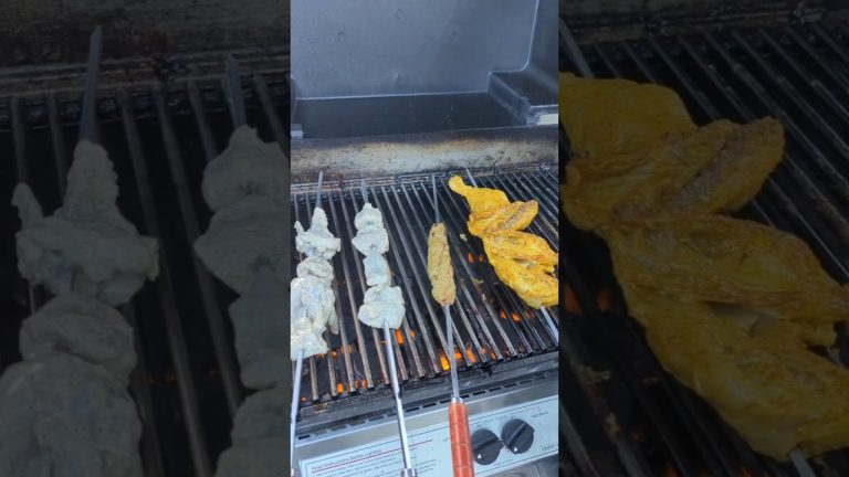 BBQ chicken tikka chicken malai boti and seekh kabab by food ara🇺🇸#california #anaheim#bbq #chicken