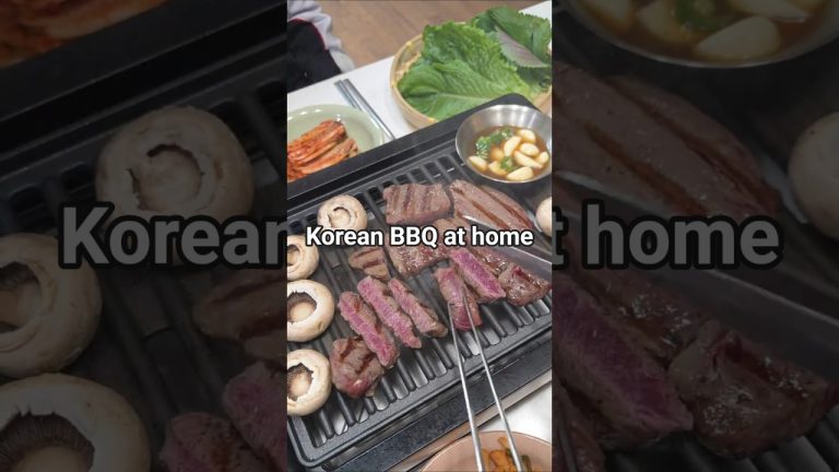 Korean home-cooked meal