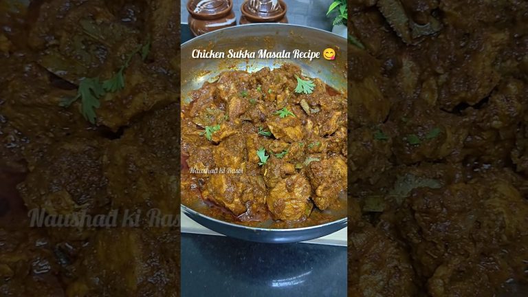Chicken Sukka Masala Recipe 😋👌#shorts #chicken #recipe #food #ytshorts #youtubeshorts #viral