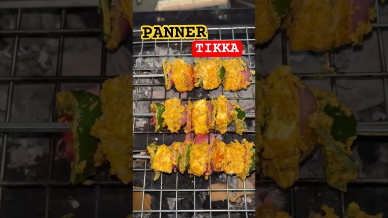 BBQ Panner Tikka #snacks #panner #tikka #ytshorts #shortfeed #shorts #viral #trending #cooking