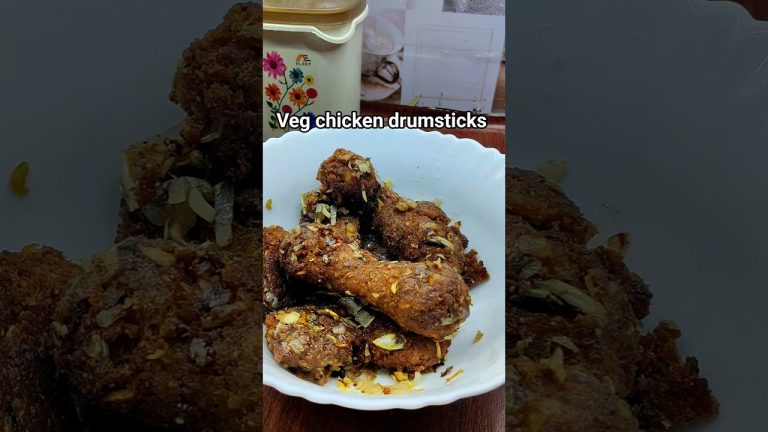 Veg chicken drumsticks #recipe #food #chicken #shorts #shortvideo #youtubeshorts