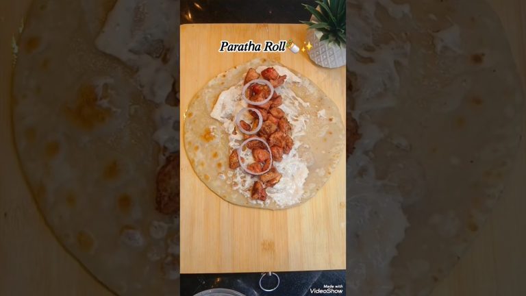 chicken paratha roll | HOW TO MAKE PARATHA ROLL #shorts #youtube #viral #recipe