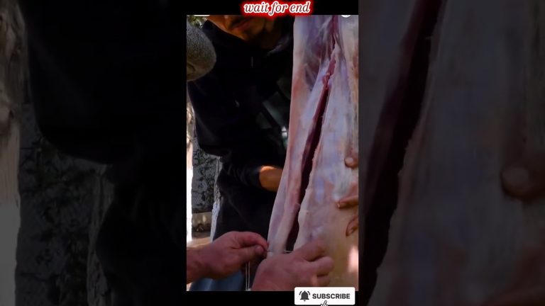 Juicy Whole Lamb Roast 🔥🥩 | Best Outdoor BBQ #shorts #mutton