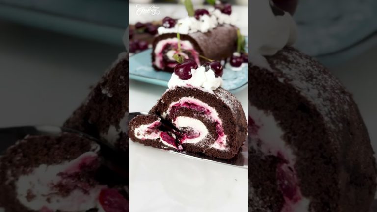 The Ultimate Black Forest Cake Roll Recipe!