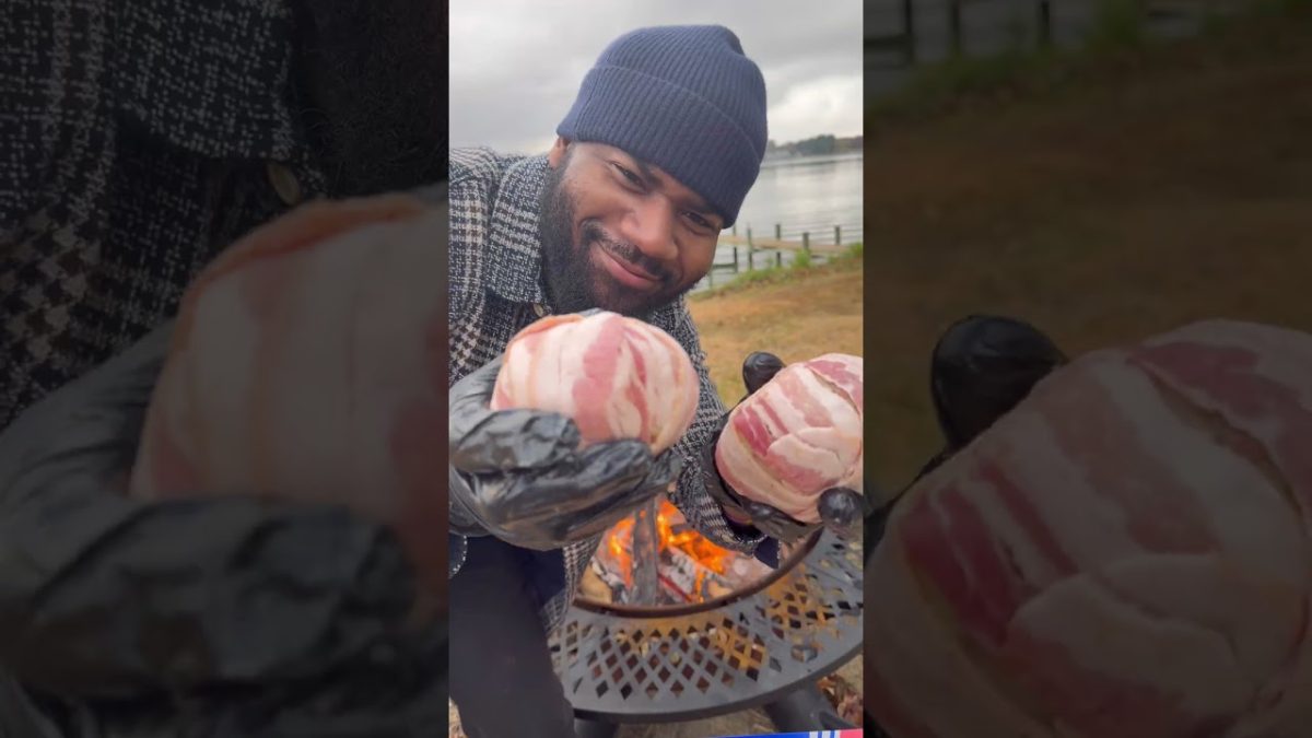 Bacon Wrapped BBQ Onion Bombs