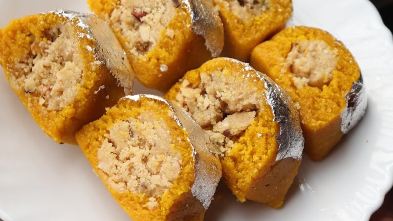 Instant Peanut Sweet Roll Recipe | Quick Sweet Recipe