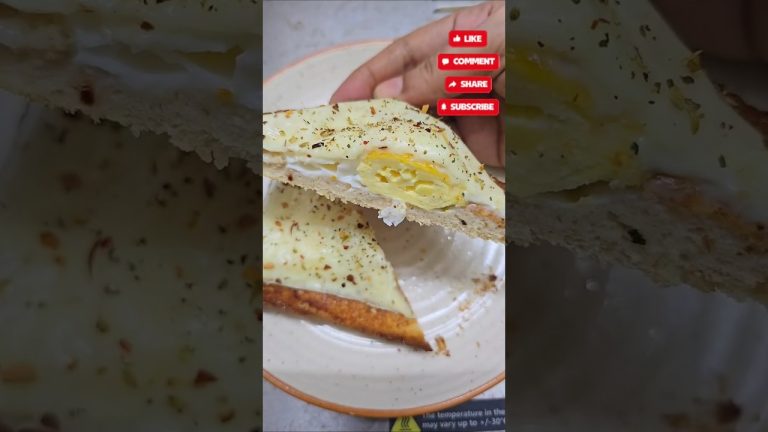 Air fryer Recipes | 5 mins healthy breakfast with bread eggs cheese #short #philips #philipsairfryer