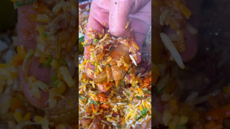 Chicken Biryani 🔥🤤 #shorts #trendingshorts #recipe