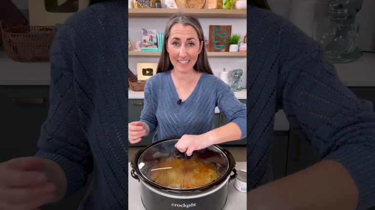 Slow Cooker Green Chile Pork Stew #thestayathomechef #recipe #cooking #dinner