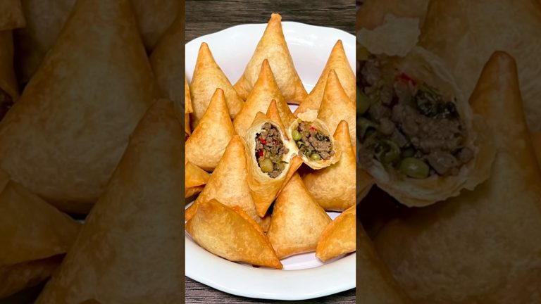 How to make the BEST SAMOSA FILLING with ground beef #samosafillingrecipe #beefsamosa #sambusa