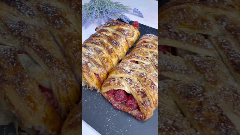 Puff pastry dessert, in just 10 minutes! The family's favorite recipe