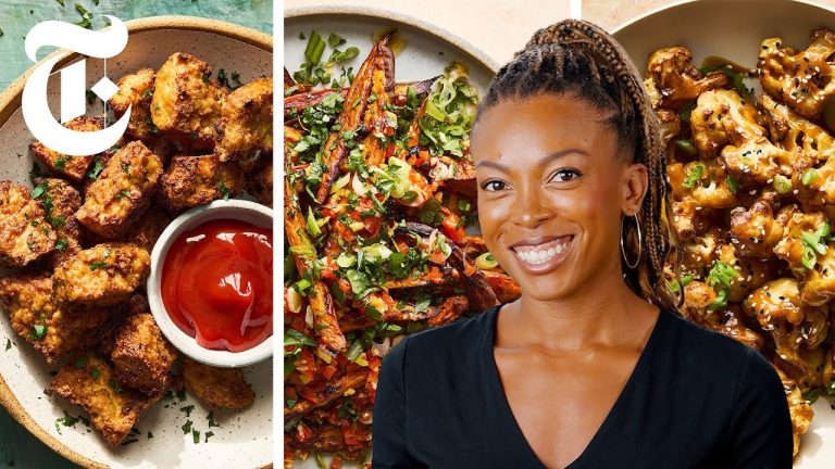 3 Vegan Air Fryer Recipes You Can Make in Under an Hour | Jenné Claiborne | NYT Cooking