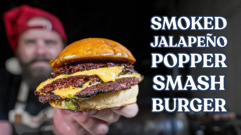 Jalapeño Popper Smash Burger! | Chuds BBQ