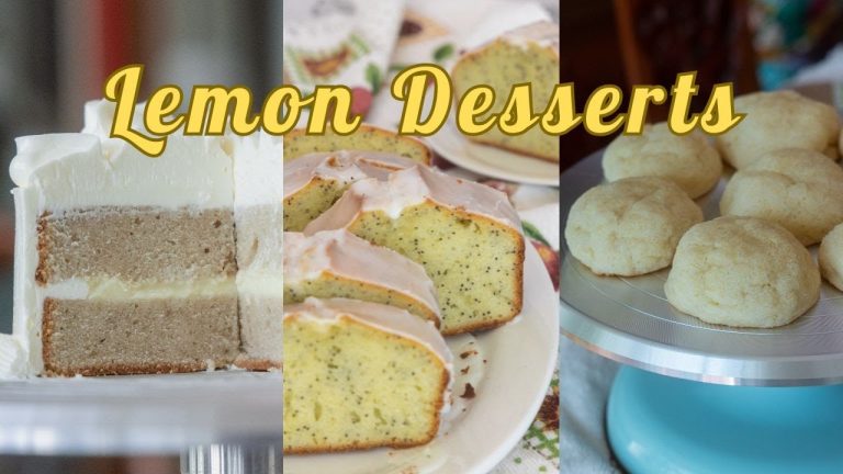 3 Delicious Lemon Dessert Recipes To Make At Home | Apronmode