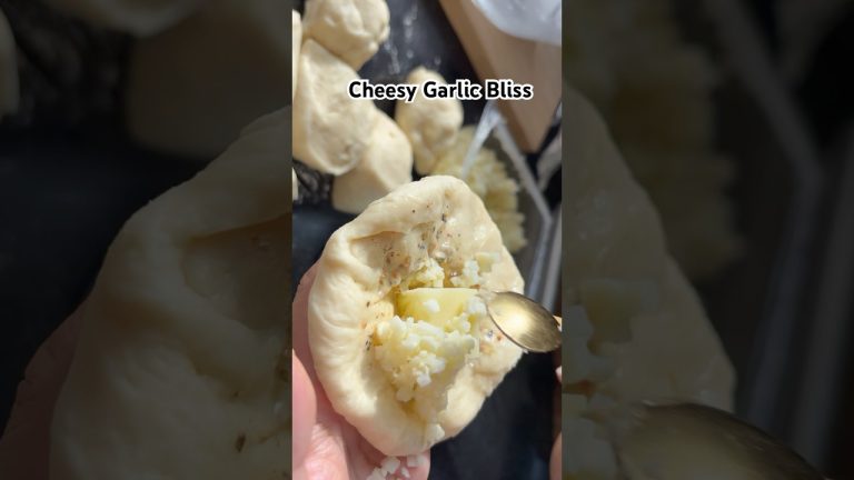 Cheesy Garlic Dinner Rolls | Soft & Buttery Pull Apart Buns | Full Recipe on My Channel #shorts