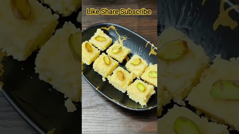 2 ingredients Kalakand Sandesh Recipe!5 minutes kalakand Sweet recipe#5 minutes#youtubeshorts#shorts