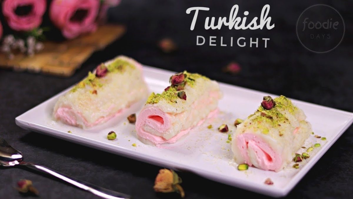 Turkish Delight Rolls | Sultan Lokumu Rolls #shorts