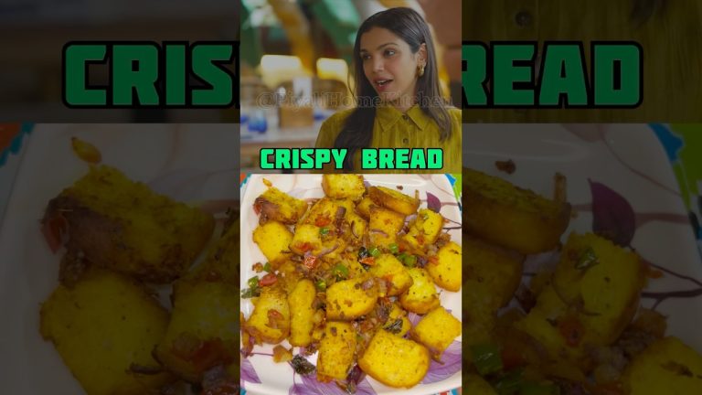 Shriya Pilgaonkar's Viral Crispy Bread Recipe #shorts #youtubeshorts #viral #shriyapilgaonkar #bread