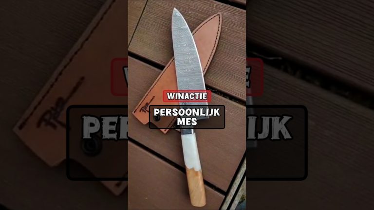 Damast stalen mes !! top voor je bbq