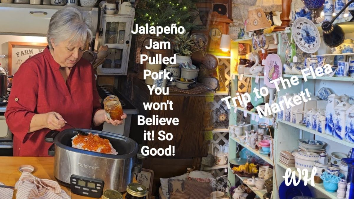 Delicious Jalapeño Jam Pulled Pork! Trip to the Flea Markets! #superbowlrecipe