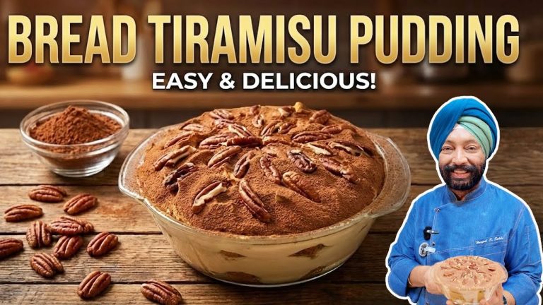 Master the Easy Bread Tiramisu Pudding with Chef Harpal Singh – No Baking Required!