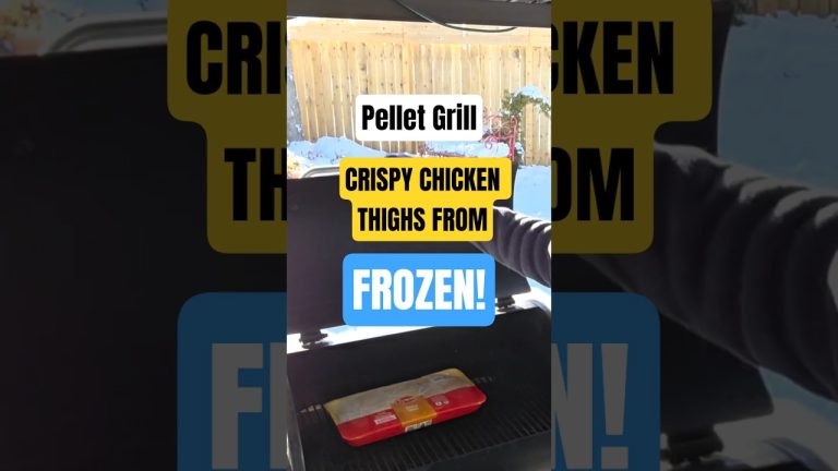 Frozen to Smoked CRISPY Chicken Thighs