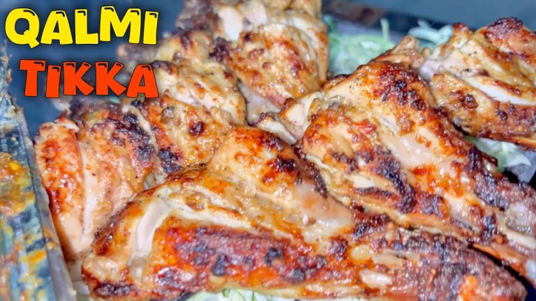 Authentic Qalmi Tikka Recipe | Juicy & Smoky Chicken BBQ | Restaurant Style Chicken Qalmi  Tikka