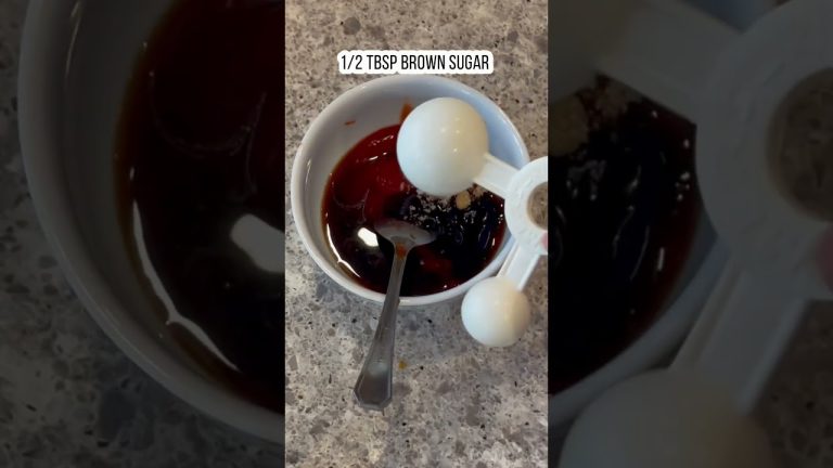 Super easy 4 ingredient Katsu sauce for your crispy chicken or pork Katsu #shorts