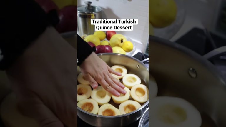Try This Turkish Quince Dessert Recipe! #shorts #quince #turkishfood