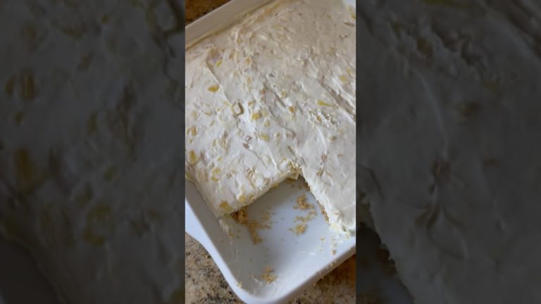 Pineapple Dream Dessert #nobakedessert #nobakecakerecipe