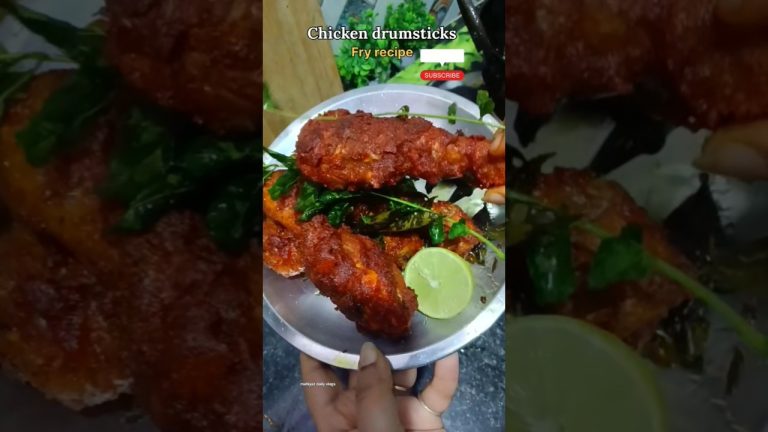 Chicken drumsticks recipe #how to fry chicken leg peice #chickendrumsticksrecipe #food #shortfeed