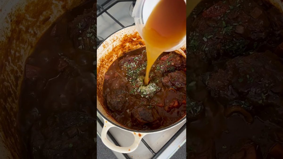 The Secret to Tender Red Wine Braised Pork Cheeks