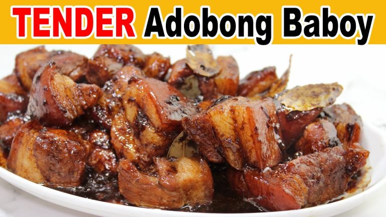 The BEST Adobong Baboy Recipe Quick Cooking🐖 | TENDER & FLAVOR-PACKED Filipino Pork Adobo at Home!