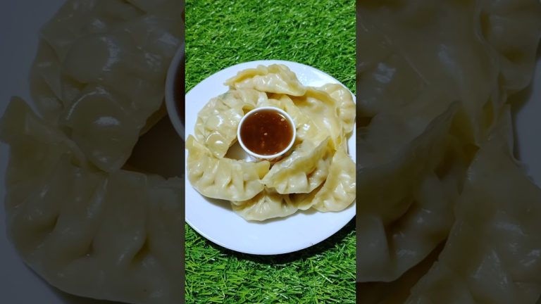 Tasty breakfast recipe chicken momo 😋 #shorts #chicken #momo